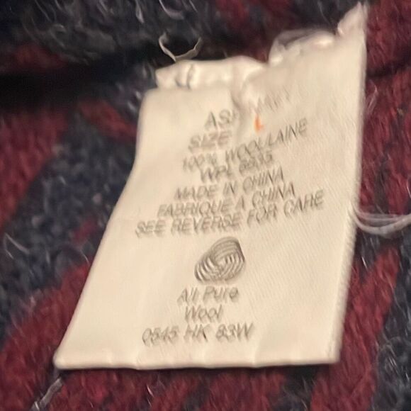 Woolrich Duck Mallard Graphic Knit Sweater Pullover 100% Wool Blue Mens Sz L - Picture 10 of 10